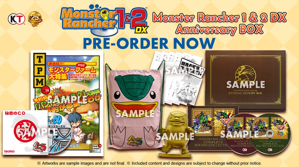 Monster Rancher 1 & 2 DX Anniversary BOX – Tagged 