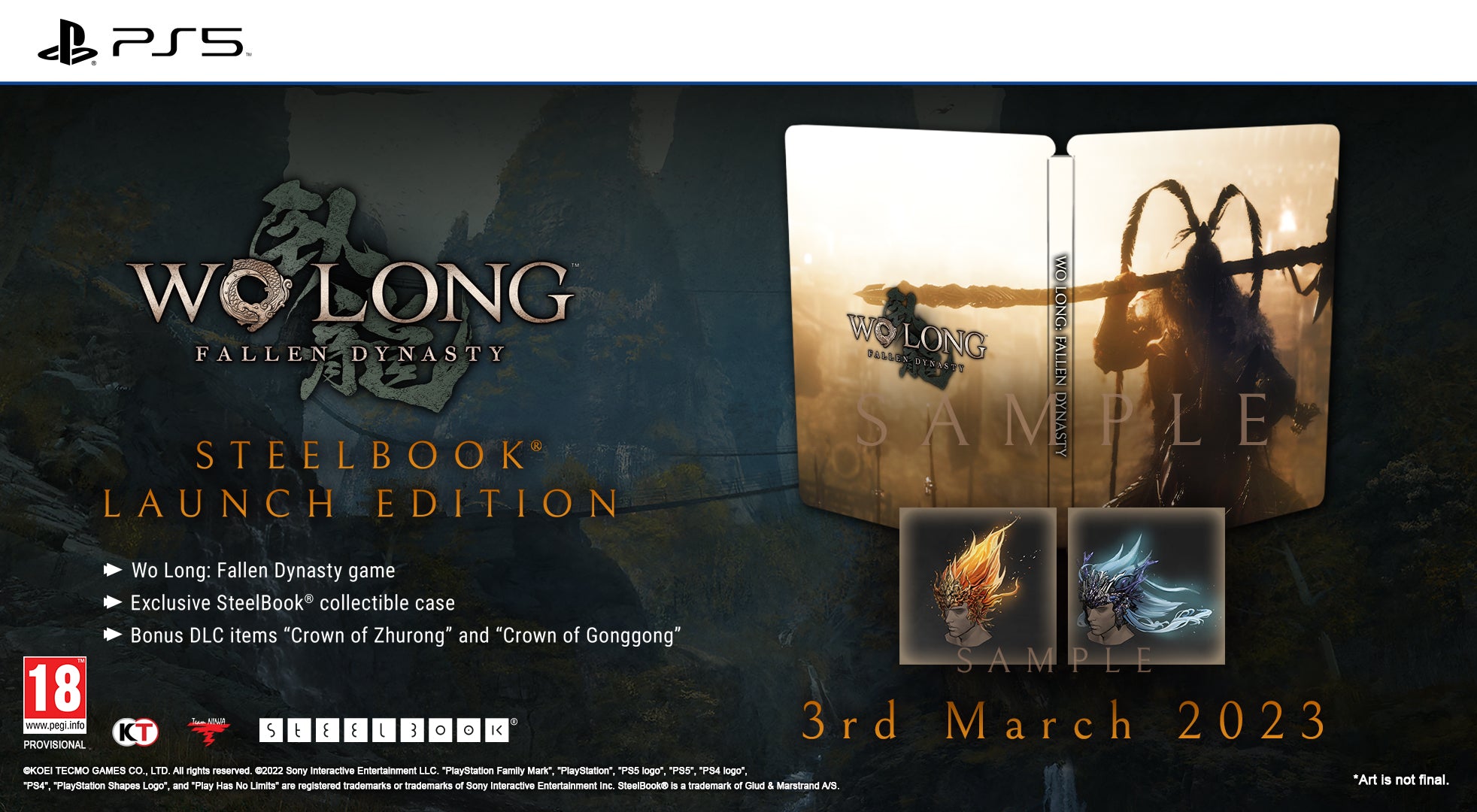 Wo Long: Fallen Dynasty - SteelBook® Launch Edition - PlayStation