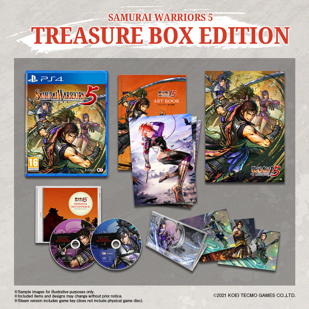 SAMURAI WARRIORS 5 - TREASURE BOX EDITION - PS4® – KOEI TECMO